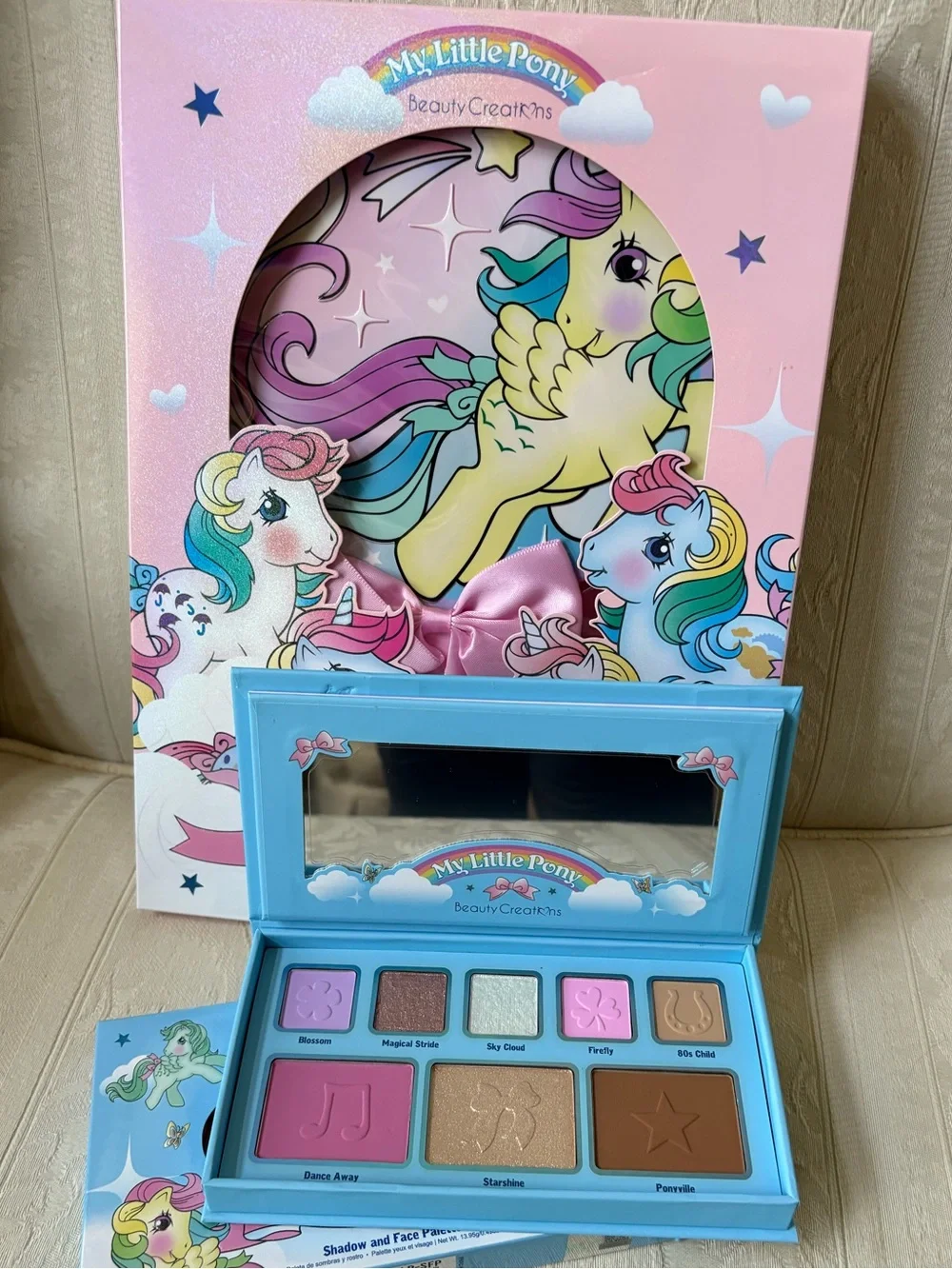 Beauty Creations My Little Pony Handheld Makeup Mirror & Palette Bundle BNIB